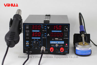 YIHUA 853D 1A with 5V Output USB interface has Auto / Manual conversion function 3in1 Soldering Station